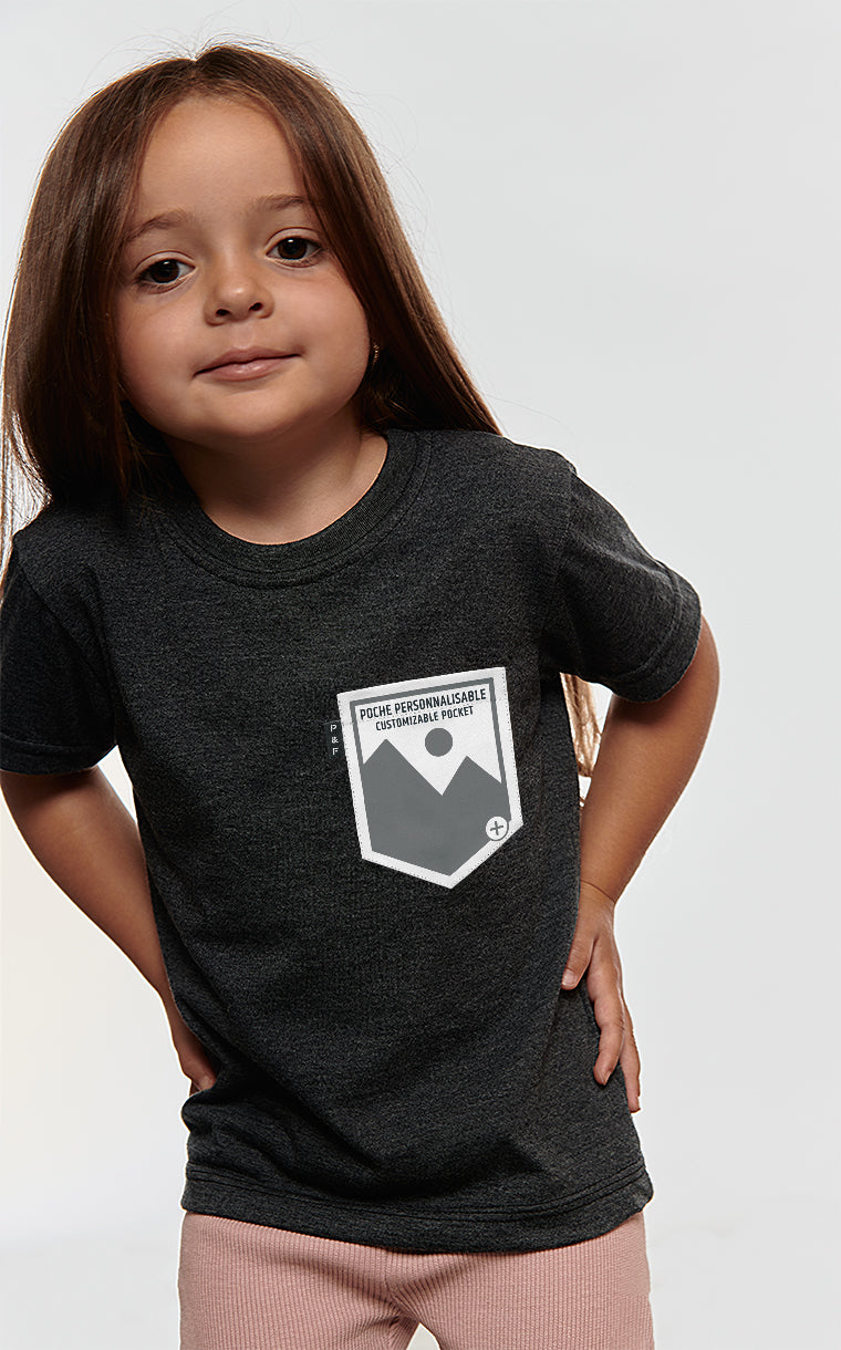 T-shirt à poche pour tout petit personnalisable