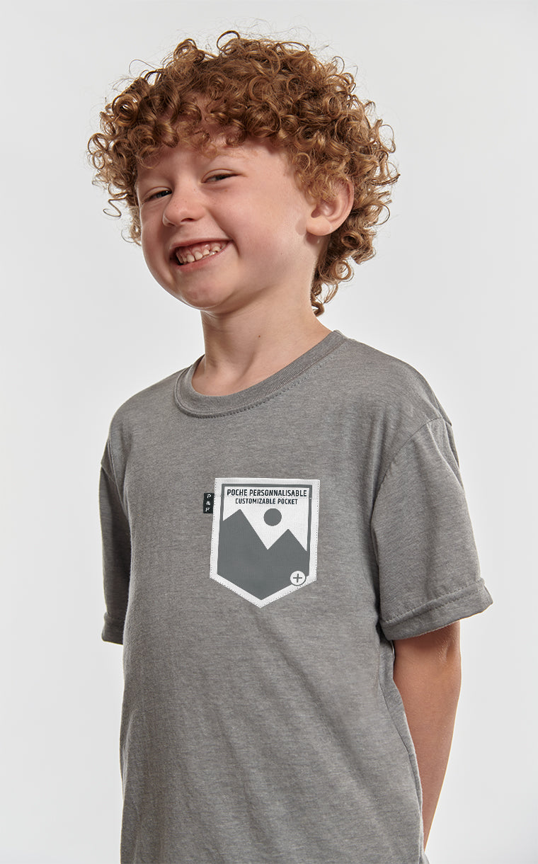 T-shirt à poche pour tout petit personnalisable