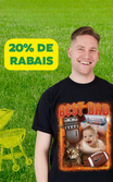 T-shirt en coton épais Retro Poils