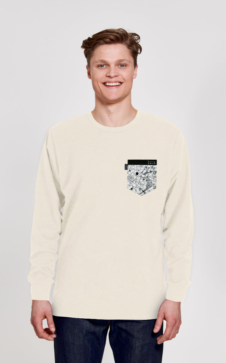 Crewneck Qc à poche Constellation