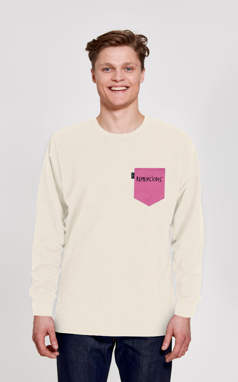 Crewneck Qc à poche Mishel Kekourge Remercions