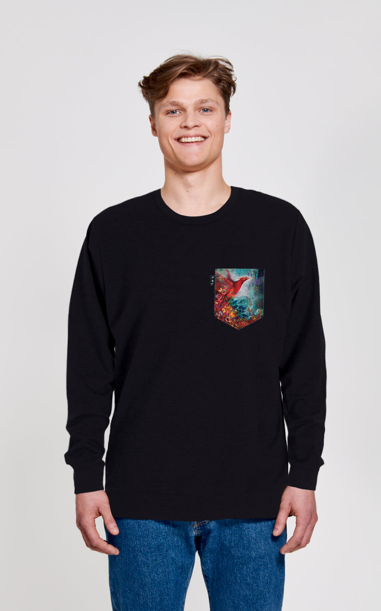 Crewneck Qc à poche Cendrik