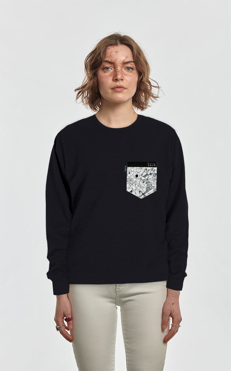 Crewneck Qc à poche Constellation