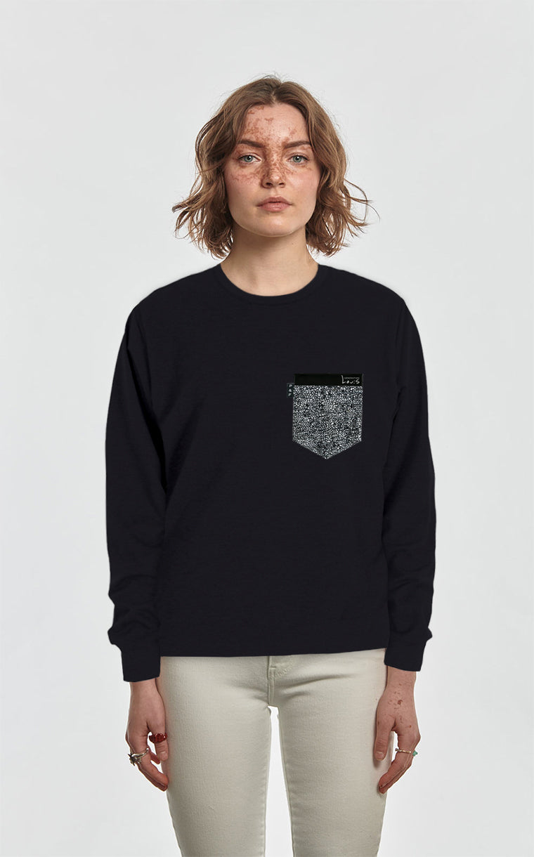Crewneck Qc à poche Interconnexion
