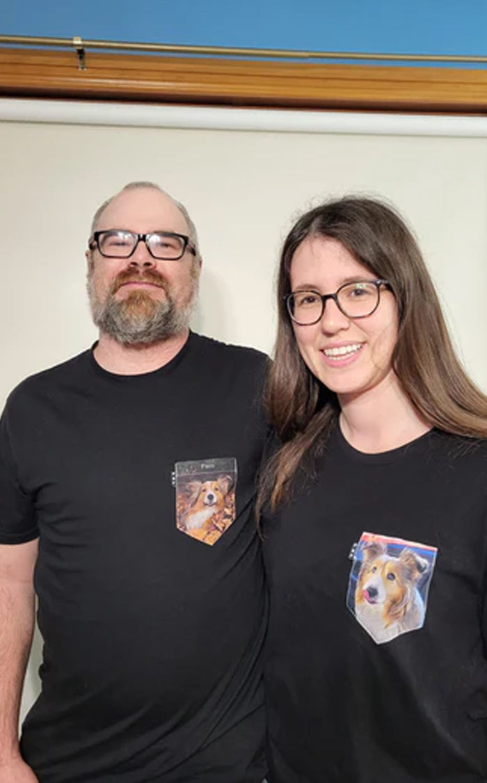 T-shirt à poche personnalisable