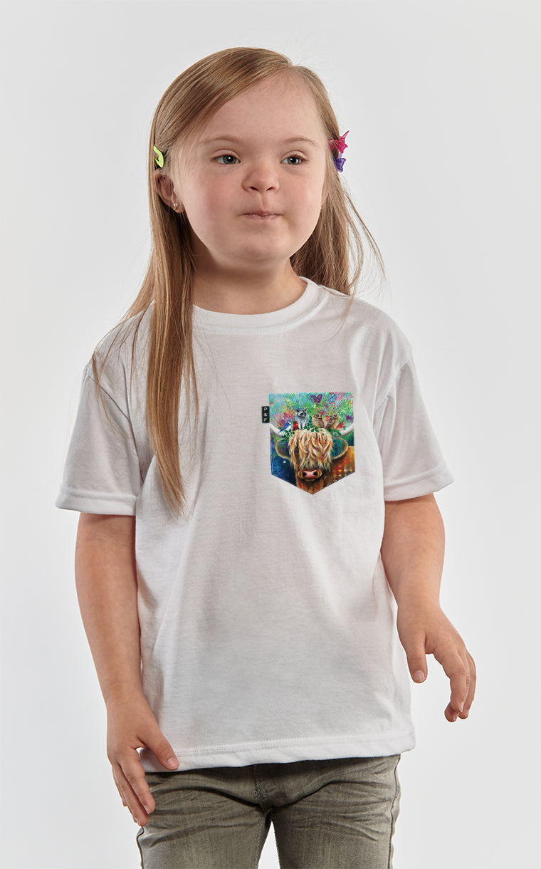 T-shirt à poche Pis au carré