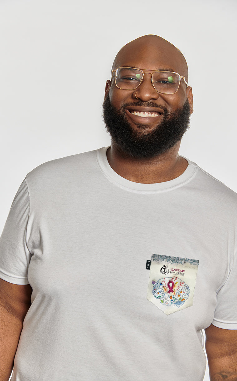 T-shirt à poche Épilepsie Montérégie