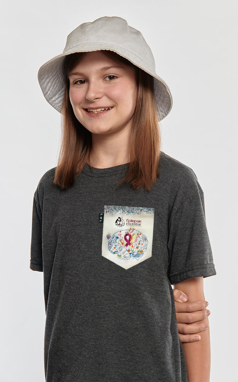 T-shirt à poche Épilepsie Montérégie
