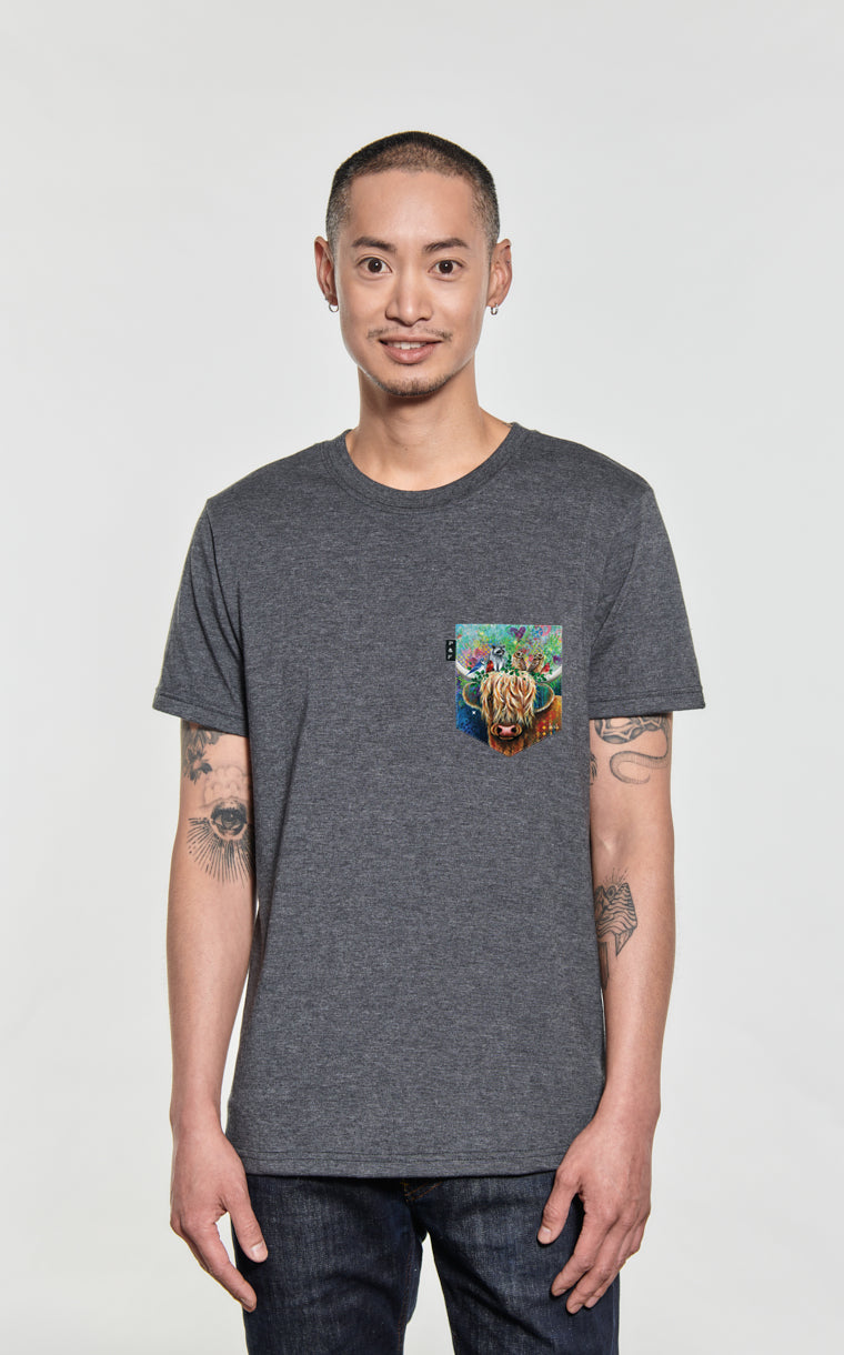 T-shirt à poche Pis au carré