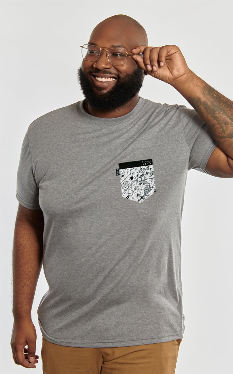 T-shirt à poche Constellation