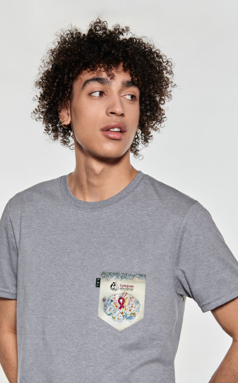 T-shirt à poche Épilepsie Montérégie