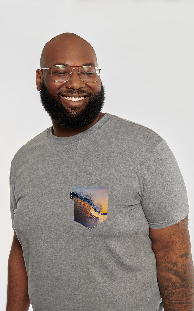 T-shirt à poche pour homme avec poche Hôtel ChezRaton ^