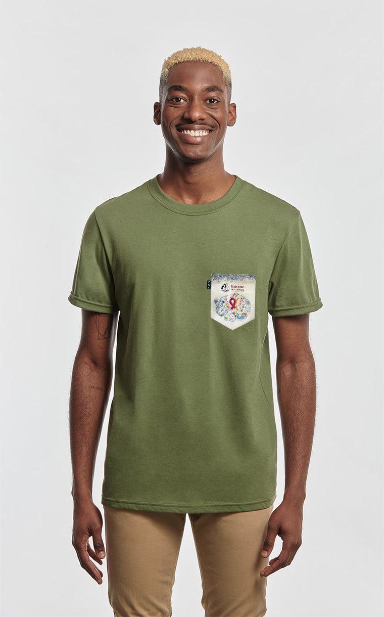 T-shirt à poche Épilepsie Montérégie