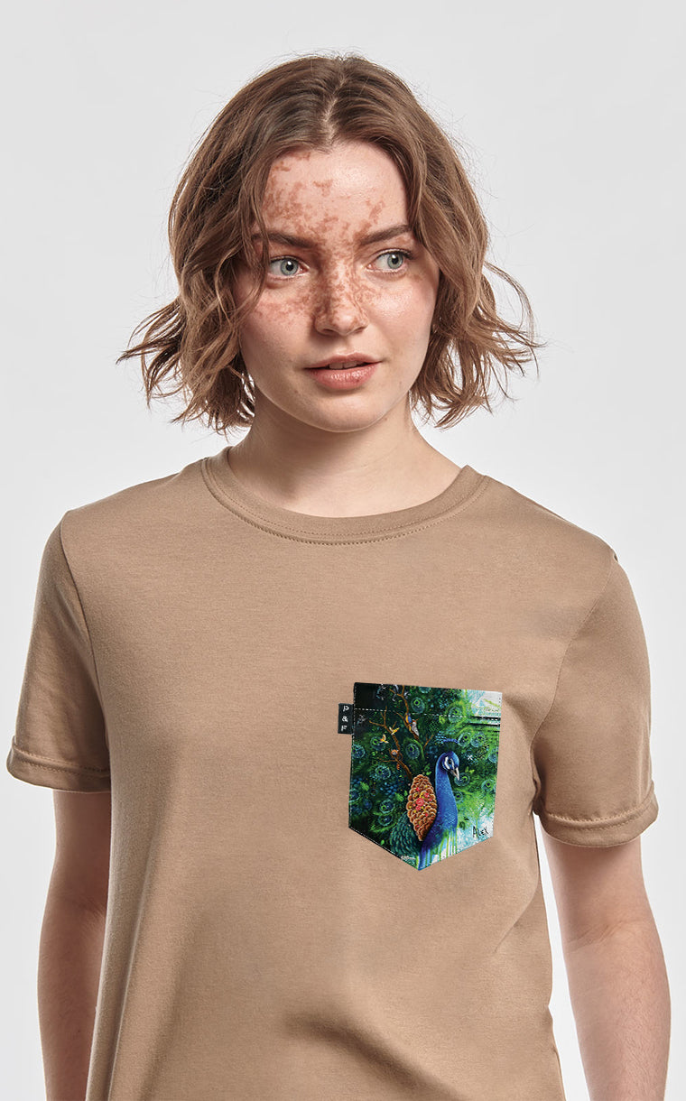 T-shirt coupe Boyfriend à poche Paontagonia