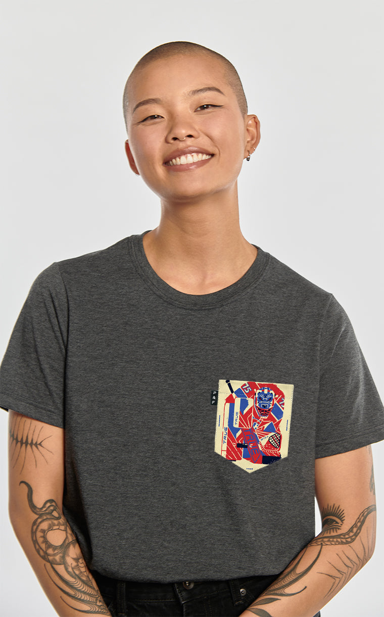 T-shirt coupe Boyfriend à poche Dobes