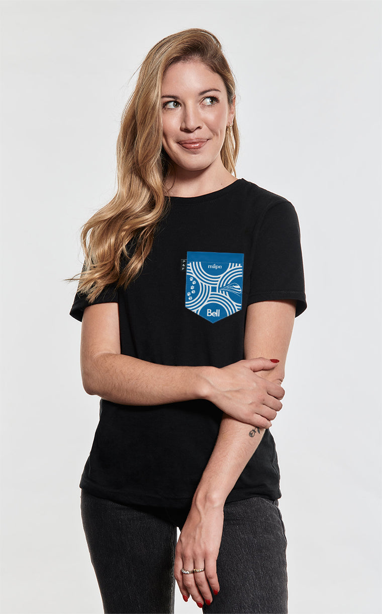 T-shirt coupe Boyfriend à poche Bell 2025