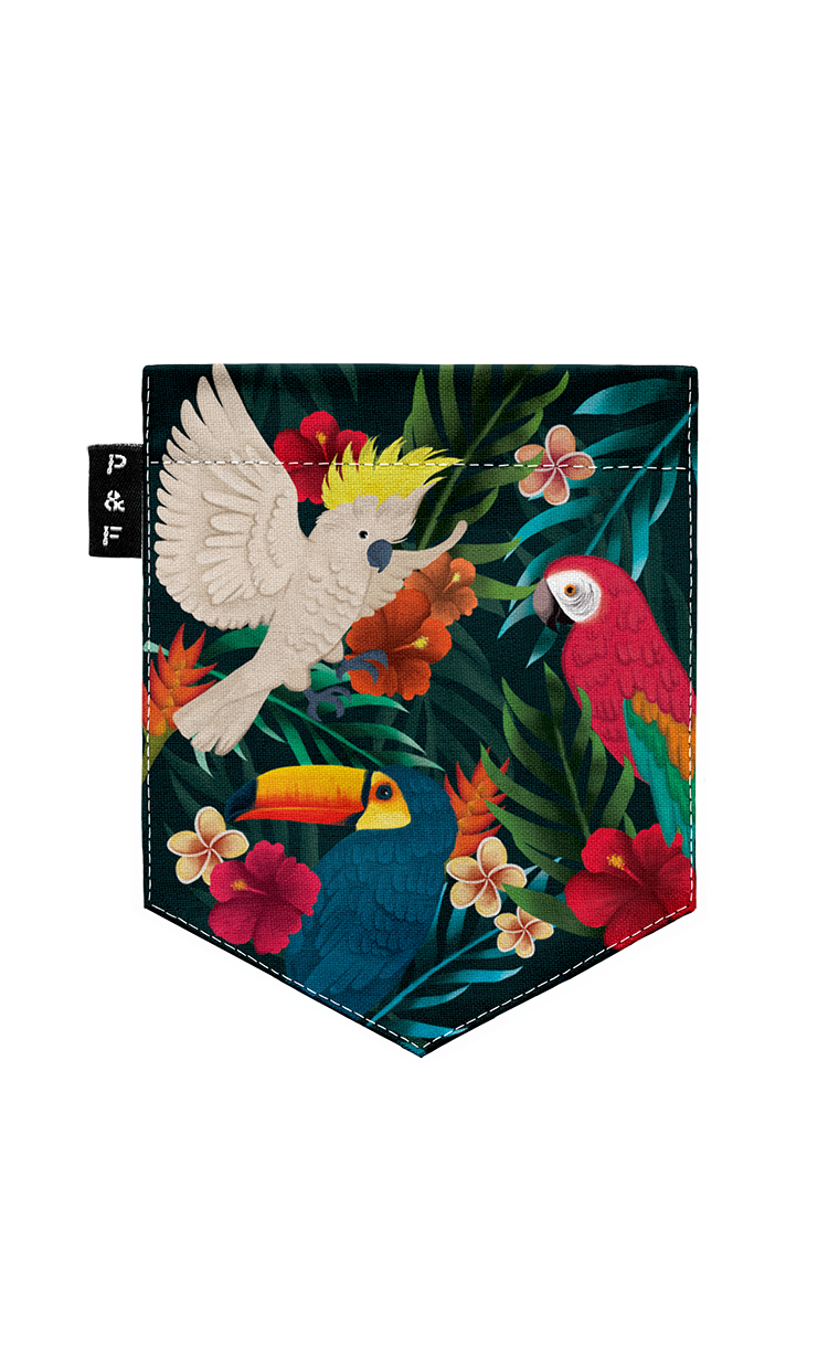 Tote Bag à poche King Toucan-Khamon