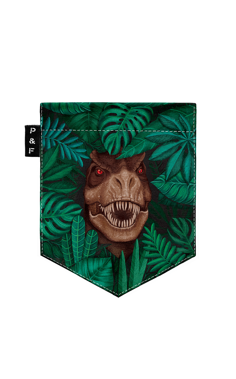 Dino Clavet Pocket Tote Bag