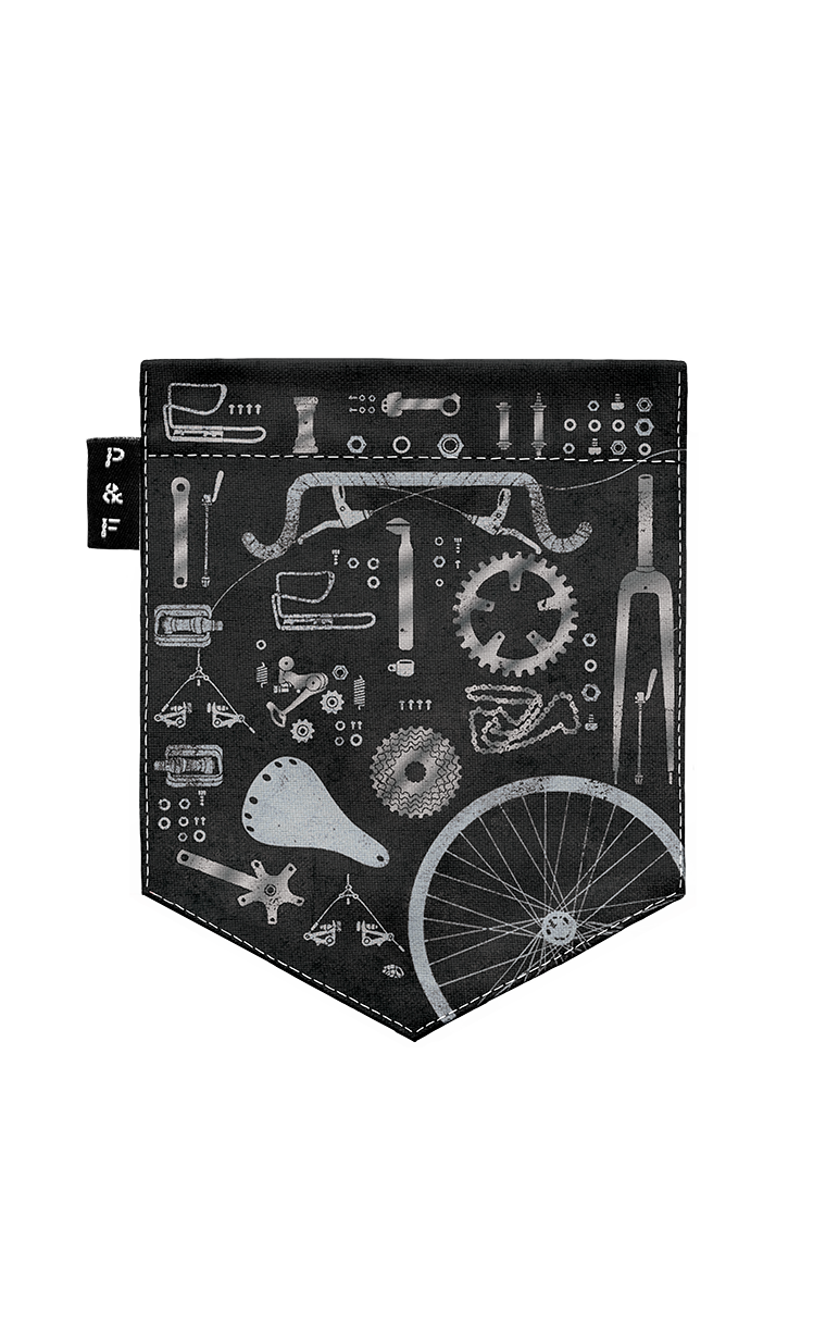 T-shirt à poche David Bécane