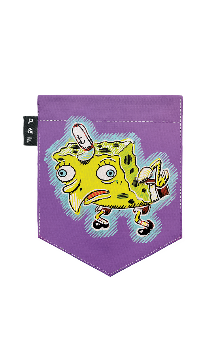 Crewneck Qc à poche bOb L'ÉpOnGe