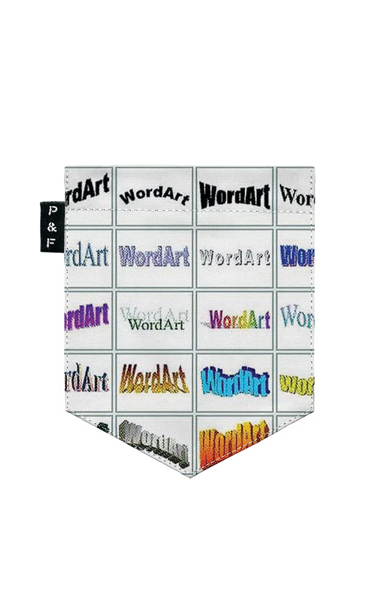 Word Art Battle Pocket T-Shirt