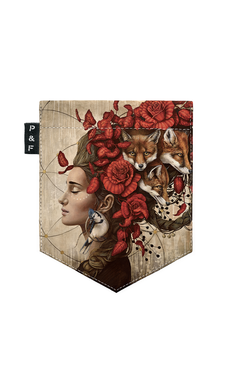 T-shirt à poche Coiffe-fur