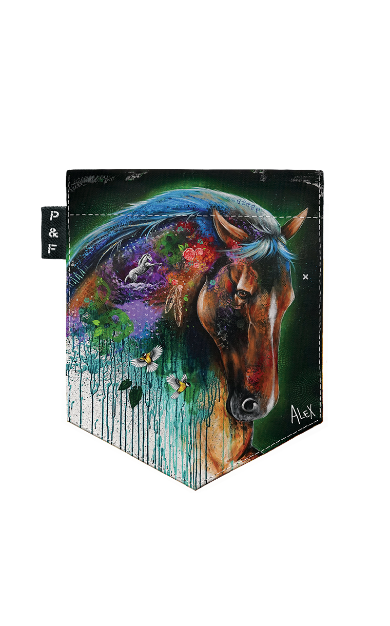 Sylvester Stallion Pocket Tote Bag