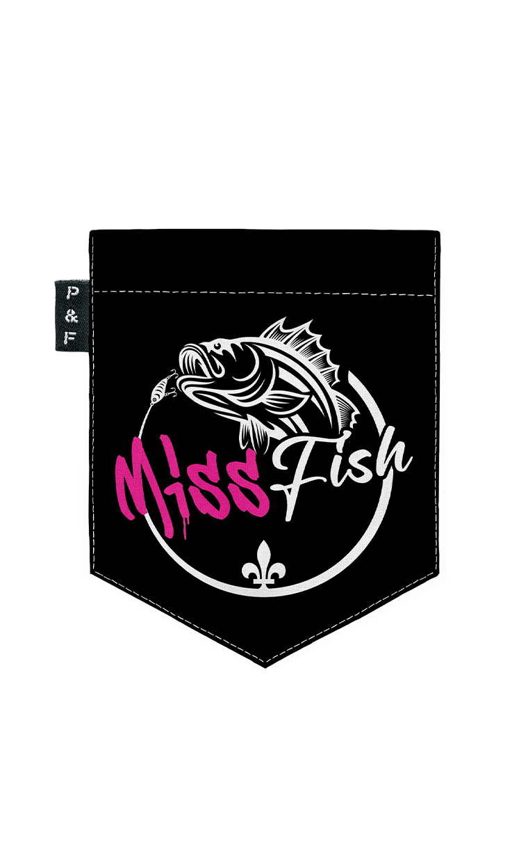 T-shirt à poche Miss Fish