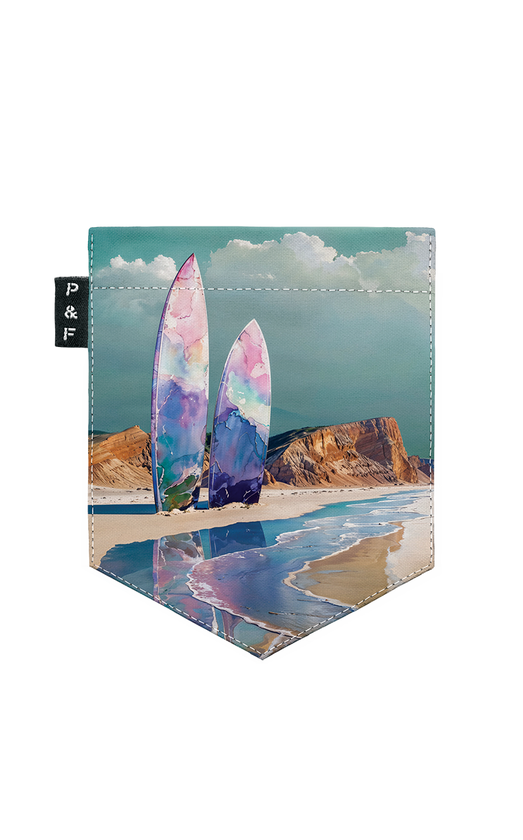 T-shirt à poche Wax on, wax off