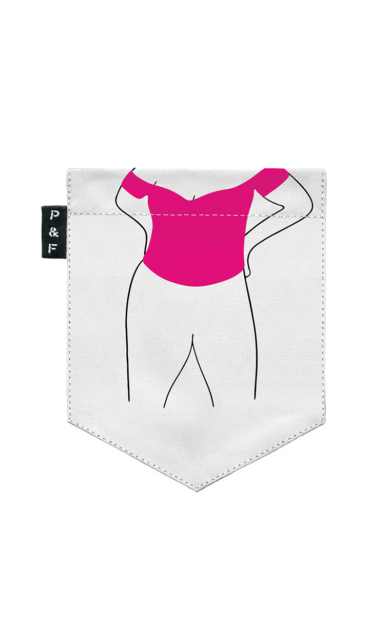 Crop top t-shirt with pocket Nothing to hide under my t-shirt