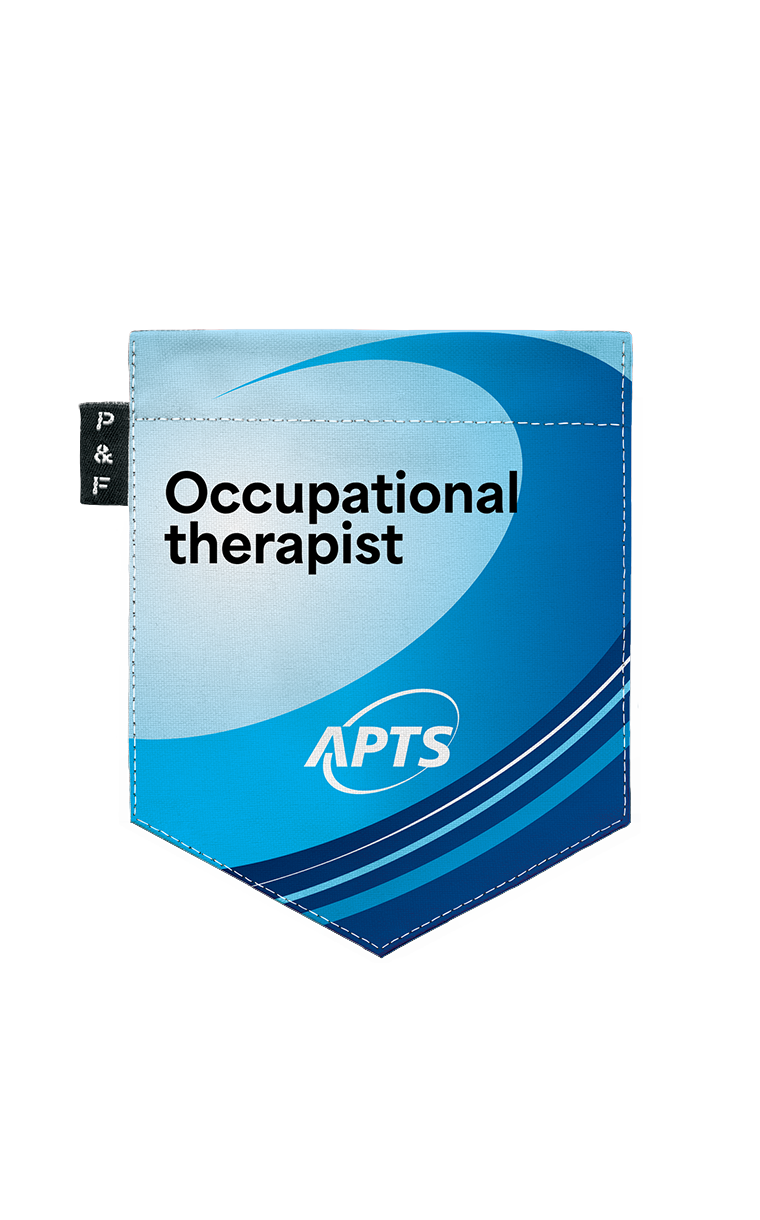 T-shirt à poche APTS - Occupational therapist