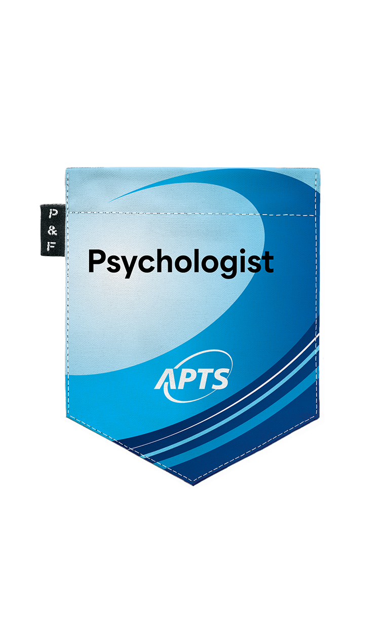 T-shirt à poche APTS - Psychologist