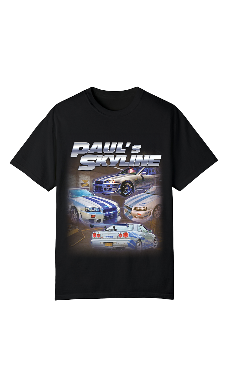 T-shirt en coton épais Retro Viseur