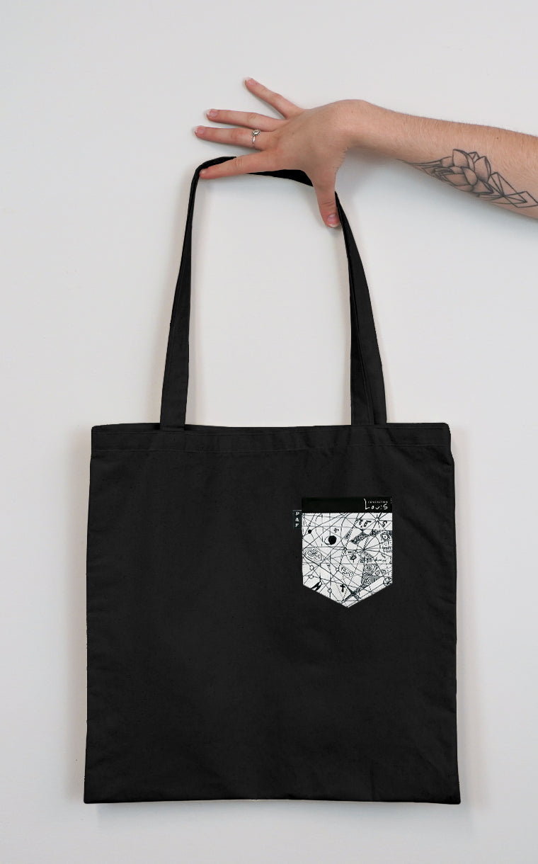 Tote Bag à poche Constellation