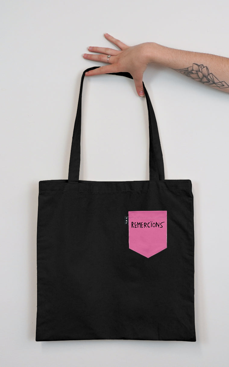 Tote Bag à poche Mishel Kekourge Remercions