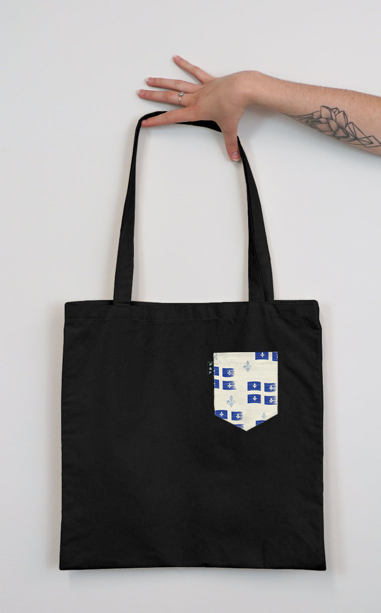 Tote Bag à poche Vive le Québec