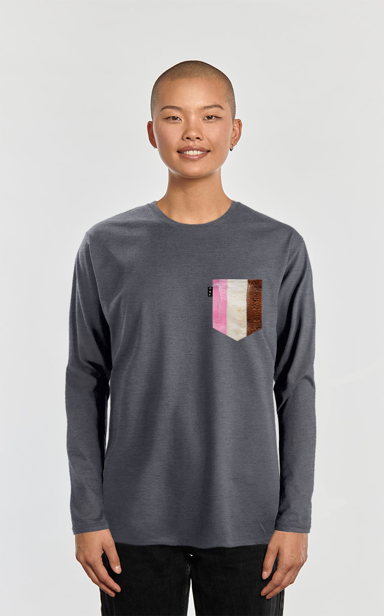 Chandail manches longues à poche pour unisexe avec poche Napolitan Dynamite ^