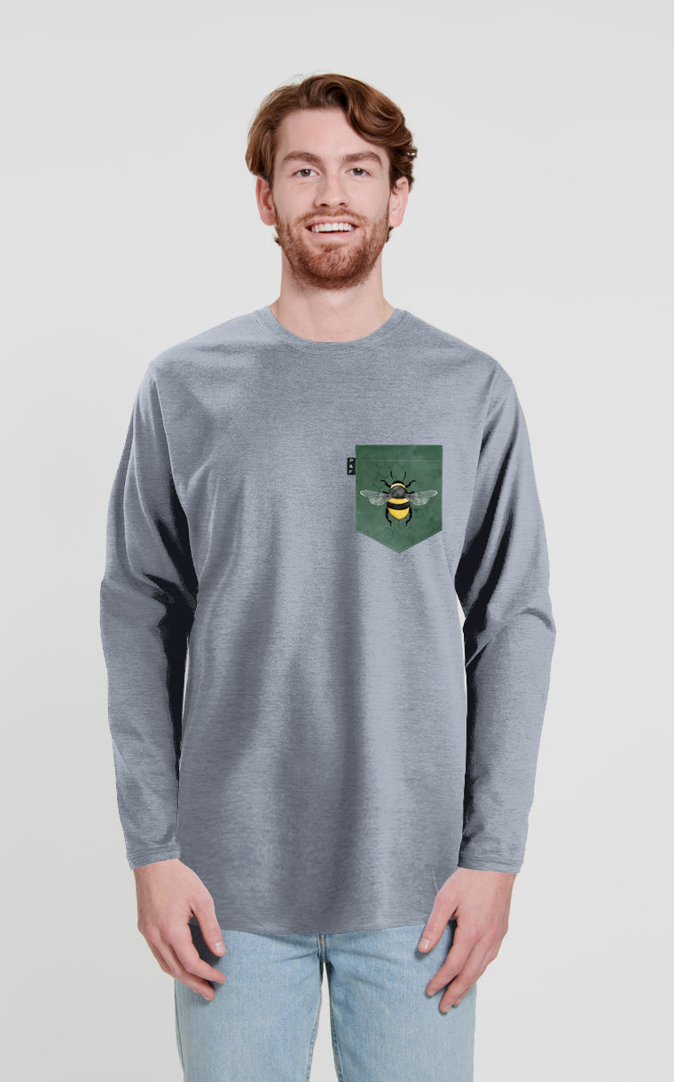 Chandail manches longues à poche To bee or not to bee