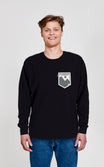 Crewneck pour unisexe avec poche Porte & Fotos ^