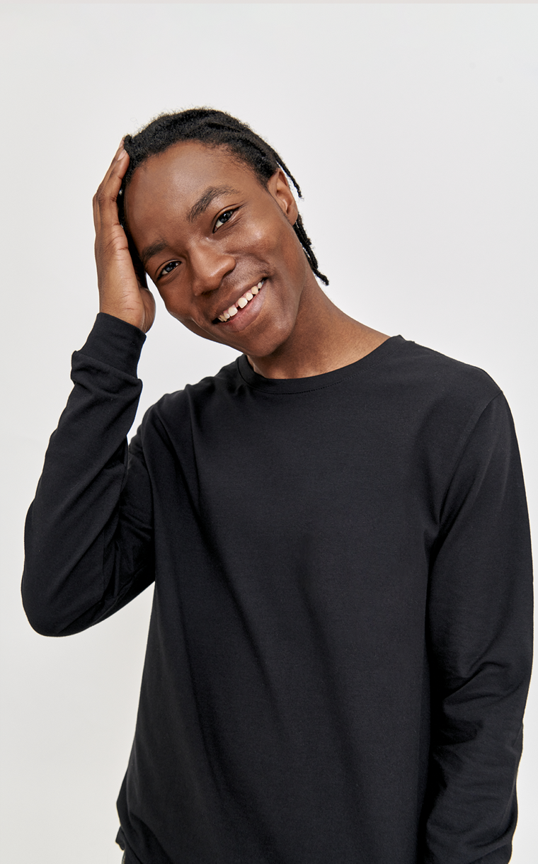 T-shirt à manches longues à poche pour homme avec poche T-shirt pour bébé unisexe avec pas d'poche à motif de T-shirt pour bébé unisexe avec pas d'poche