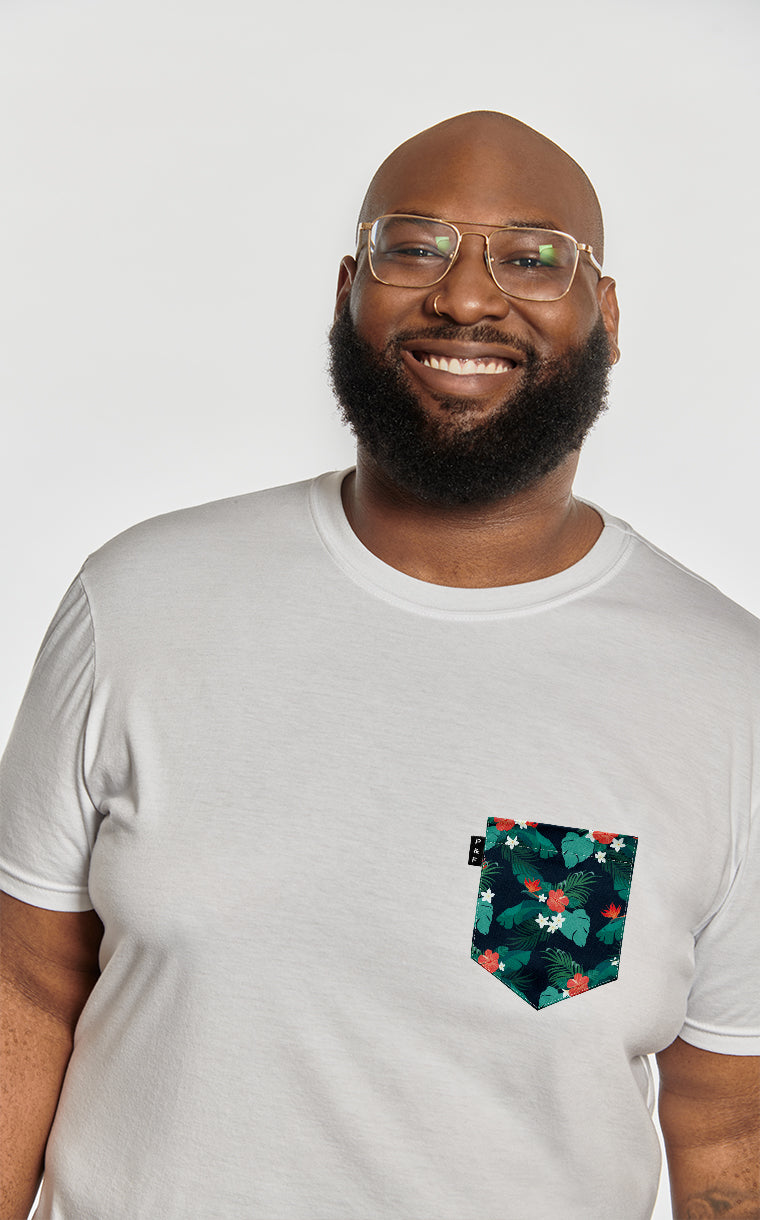 T-shirt à poche Flore is lava