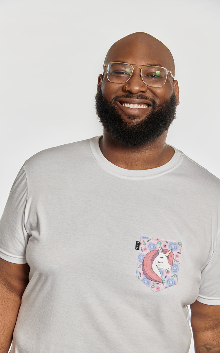 T-shirt à poche Licorne Simone