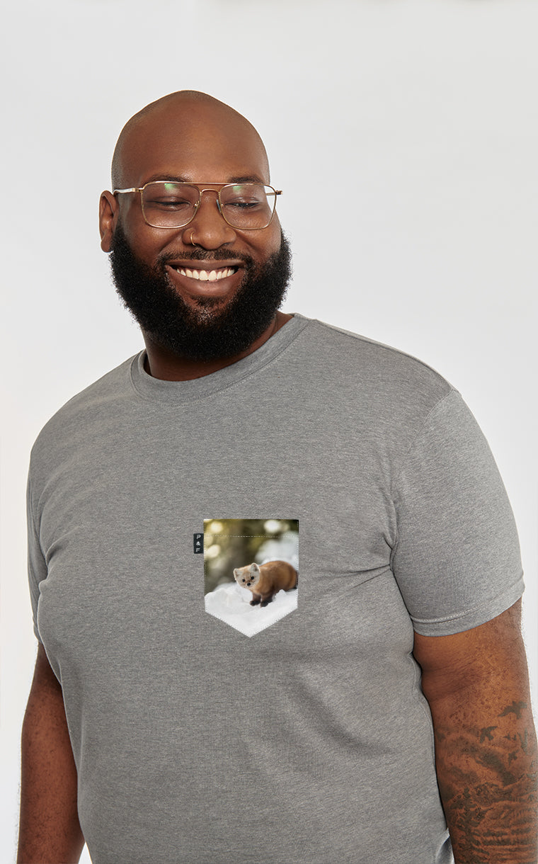 T-shirt à poche Martre Labrèche