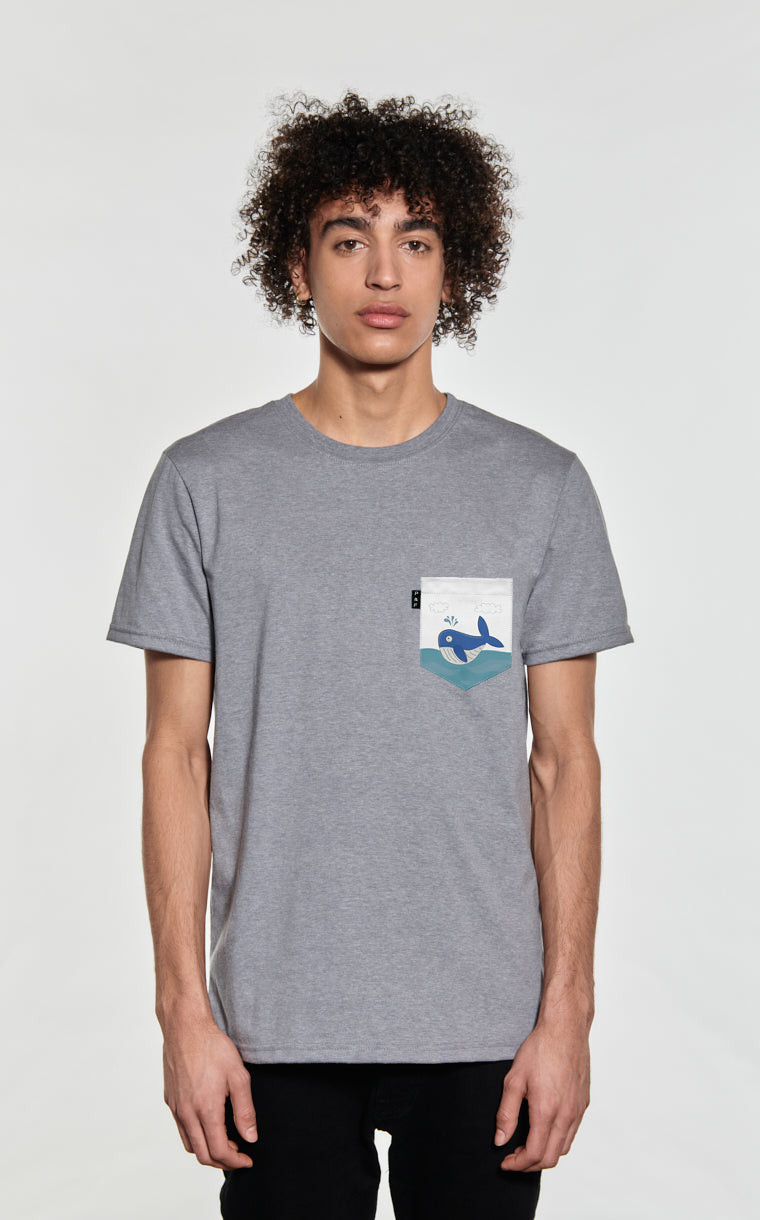 T-shirt à poche pour homme avec poche Willy ^
