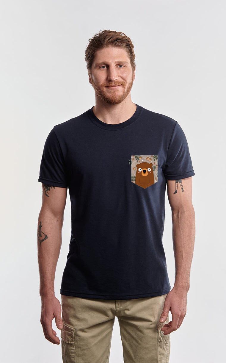 T-shirt à poche Ours Winston