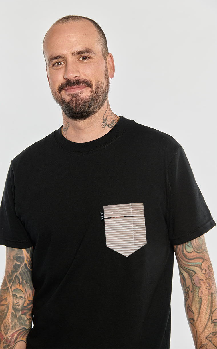 T-shirt à poche pour homme avec poche World's best boss ^