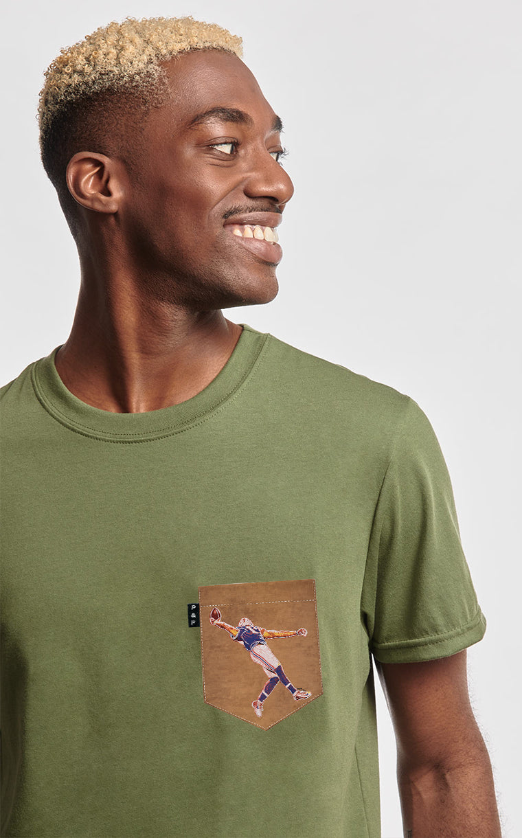 T-shirt à poche pour homme avec poche Attrapez-les tous ^