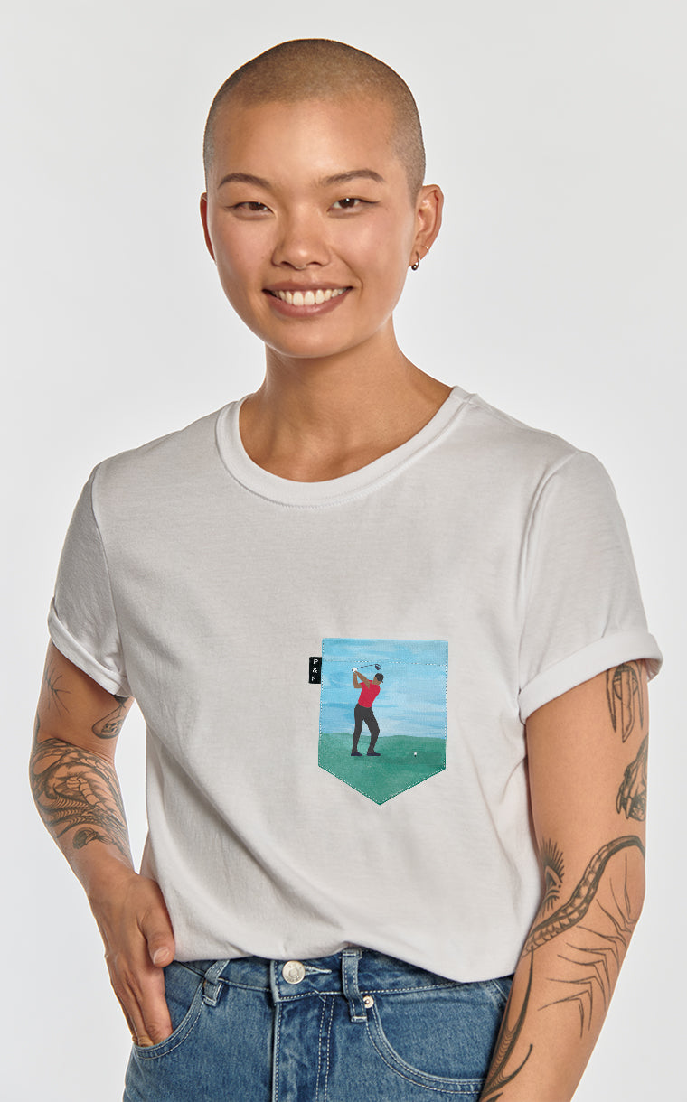 T-shirt coupe Boyfriend à poche Club SandWedge