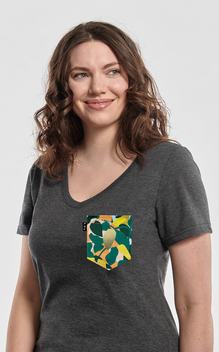 Col en V semi-ajusté à poche Les Îles Spritz