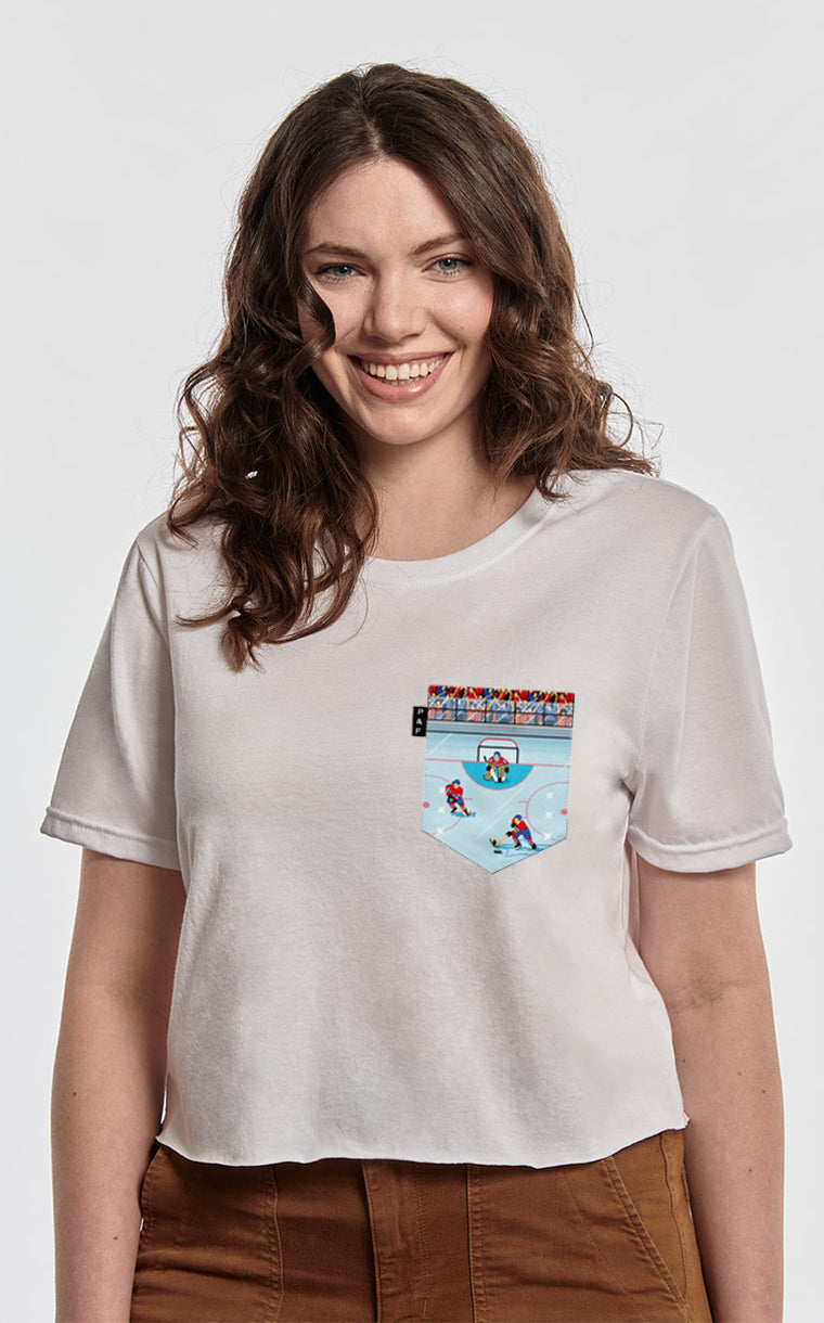 T-shirt « crop top » à poche Pas d'casque